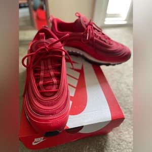 Nike Women’s Nike Air Max 97 “Gym Red”, 9.5